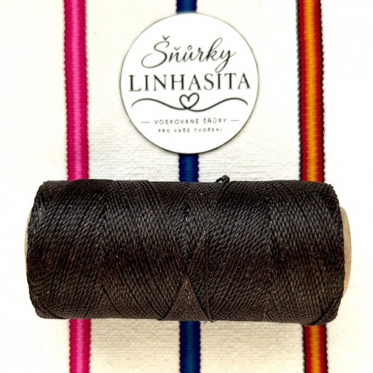 Linhasita 1 mm 205 5 m (tmavě hnědá)