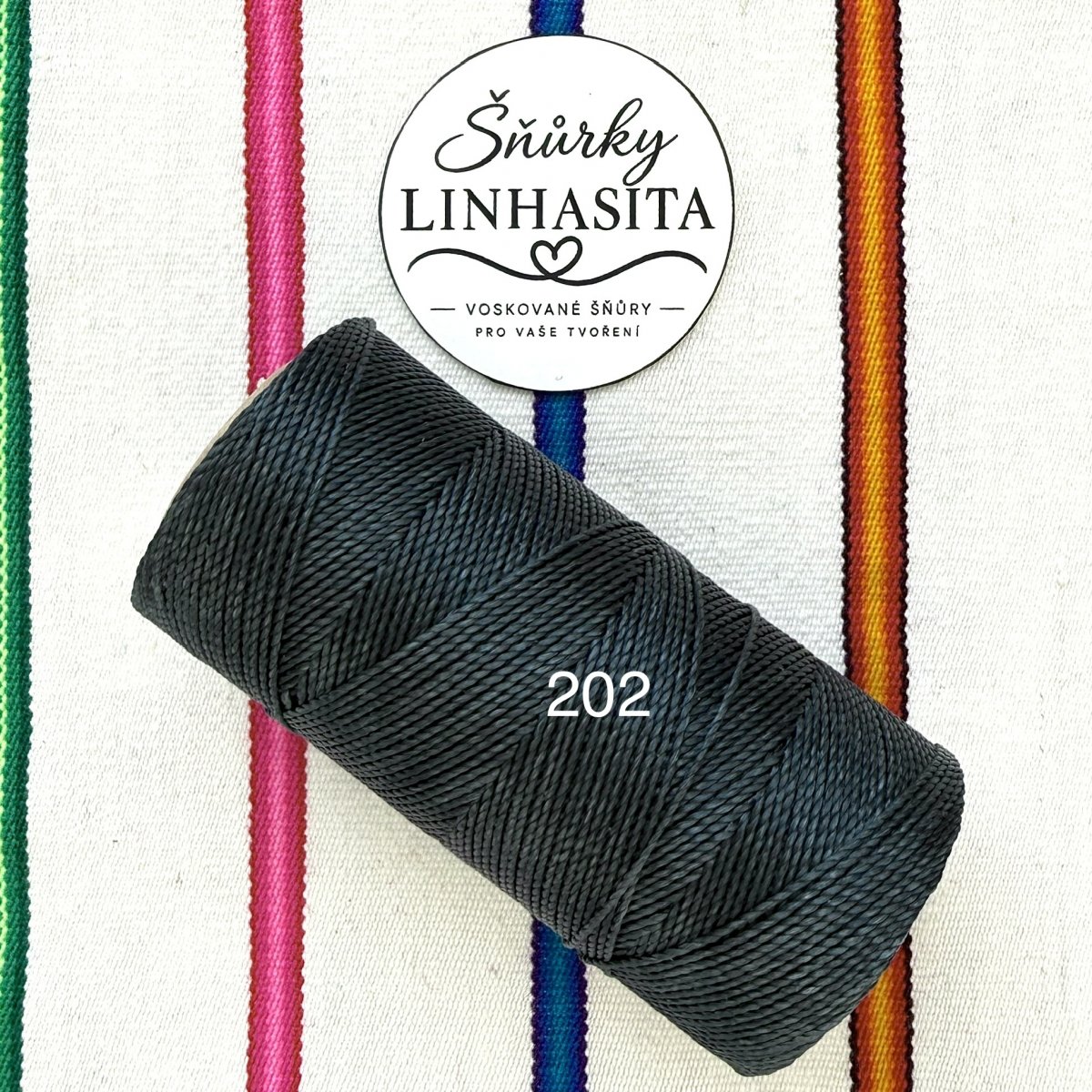 Linhasita 1 mm 202 celá cívka (petrolejová)