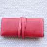 Psaníčko/pouzdro clutch z hladké hovězí kůže 