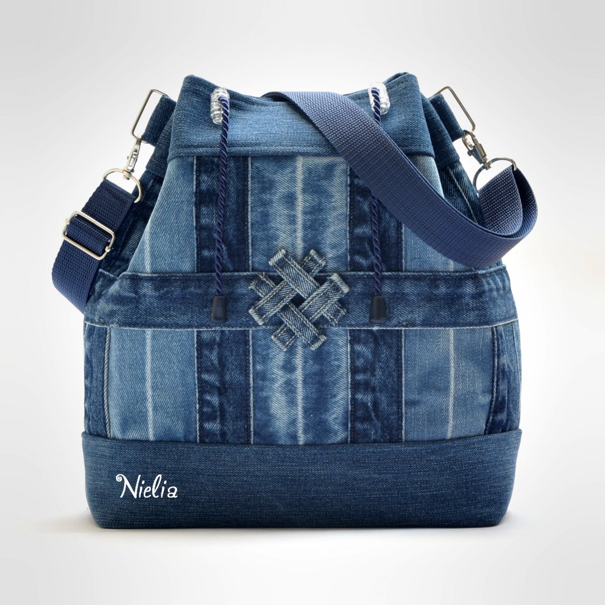 Kabelka - S patinou v pruzích IX