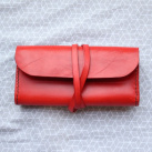 Psaníčko/pouzdro clutch z hladké hovězí kůže