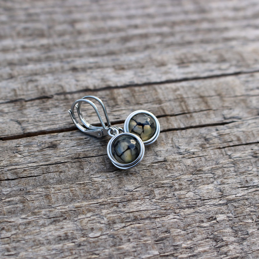 Dračí • achát, chir. ocel