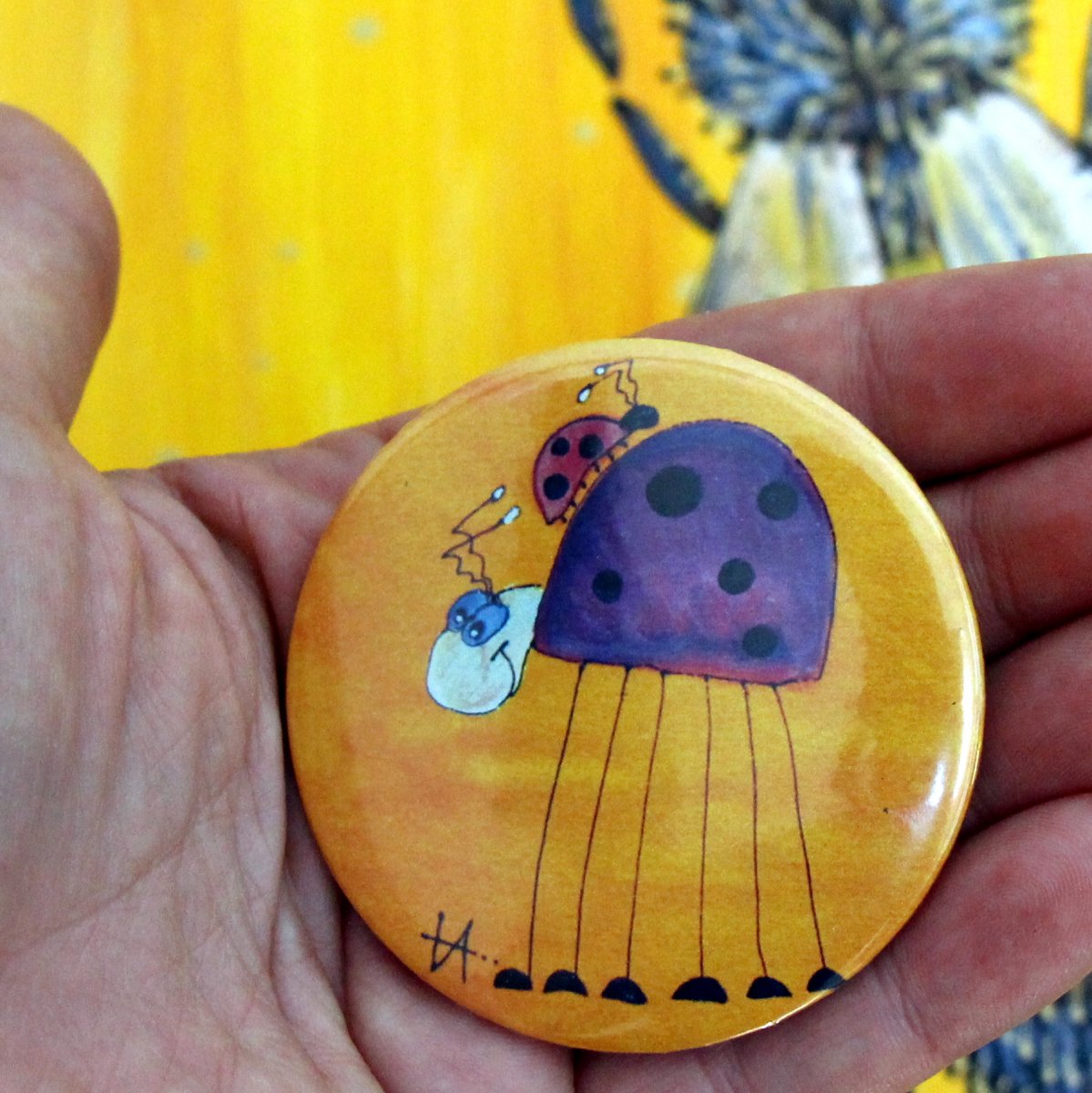 Odznáček VELKÝ  6 cm!