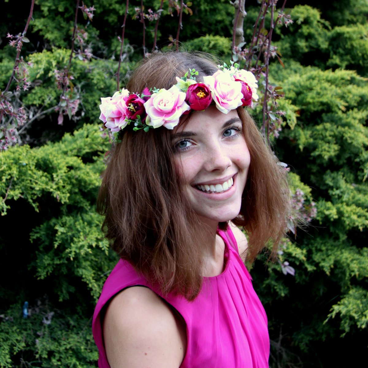 Lásky čas_květinový věneček do vlasů