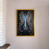 MODRÁ LÁSKA anděl -  fotografie 50 x 75 cm