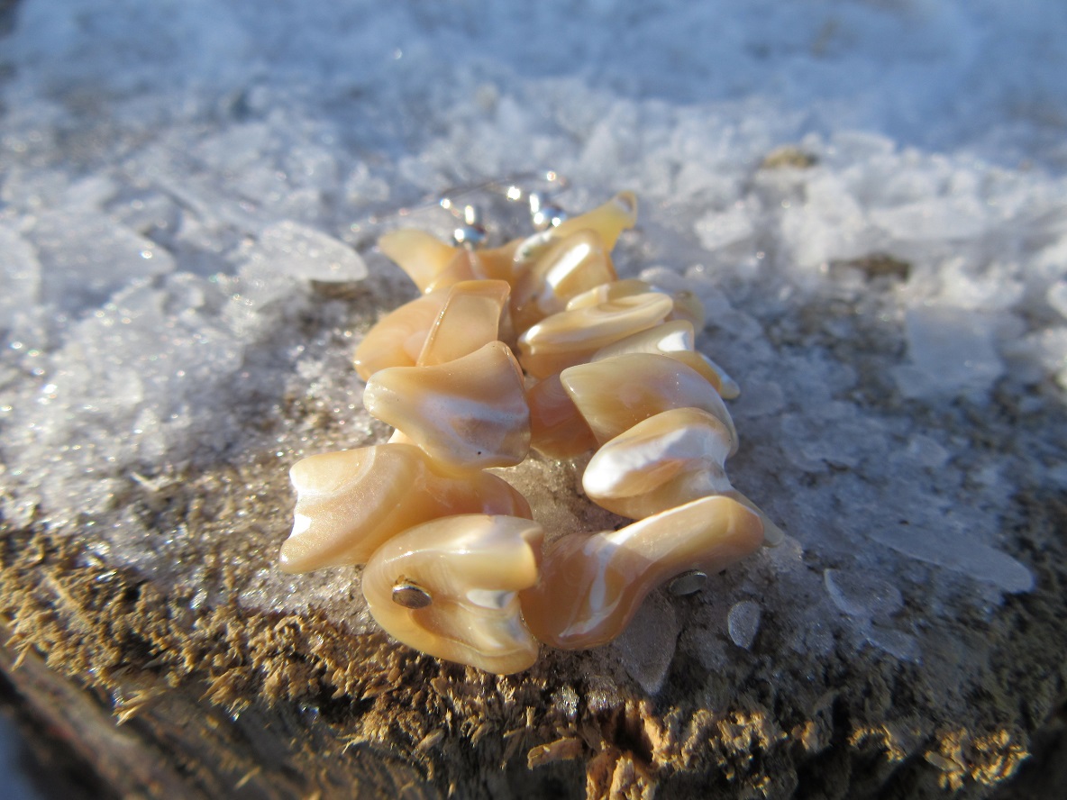 Náušnice z perleti