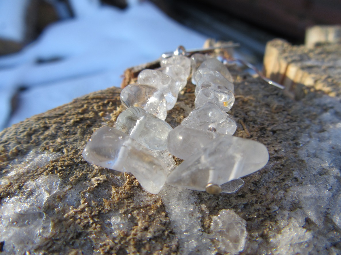 Náušnice z křišťálu