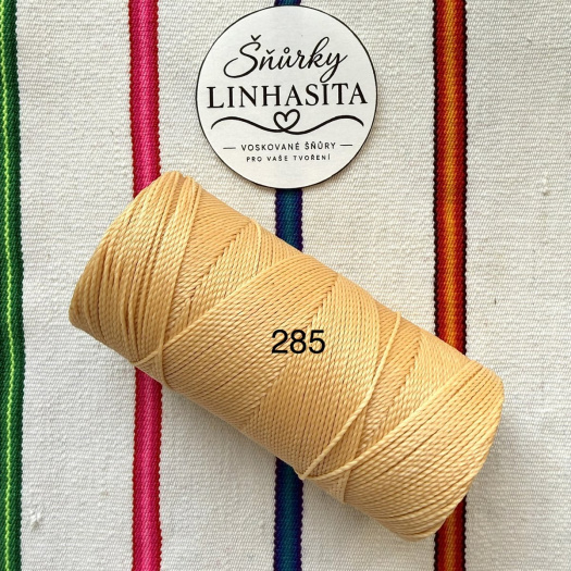 Linhasita 1 mm 285 celá cívka (béžová)