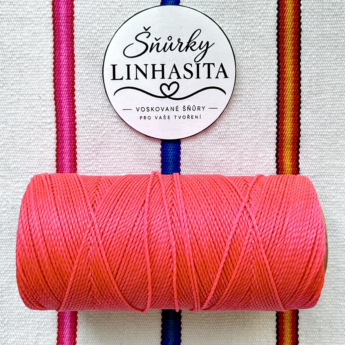 Linhasita 1 mm 328 5 m (neonově růžová)