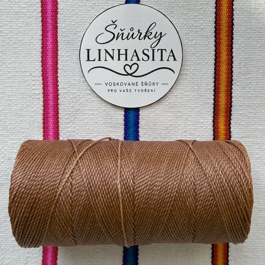 Linhasita 1 mm 364 5 m (hnědá)