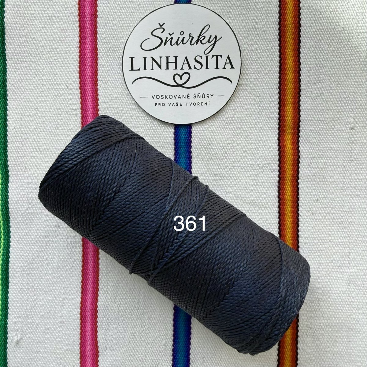 Linhasita 1 mm 361 celá cívka (tmavě modrá)