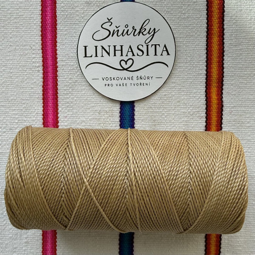 Linhasita 1 mm 382 5 m (studená béžová)