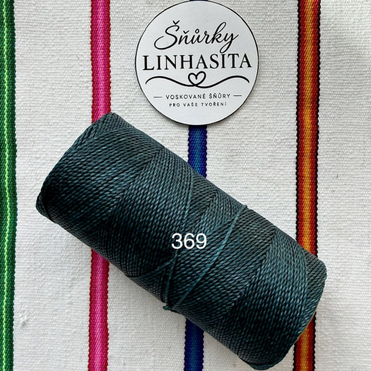 Linhasita 1 mm 386 celá cívka (smaragdová)