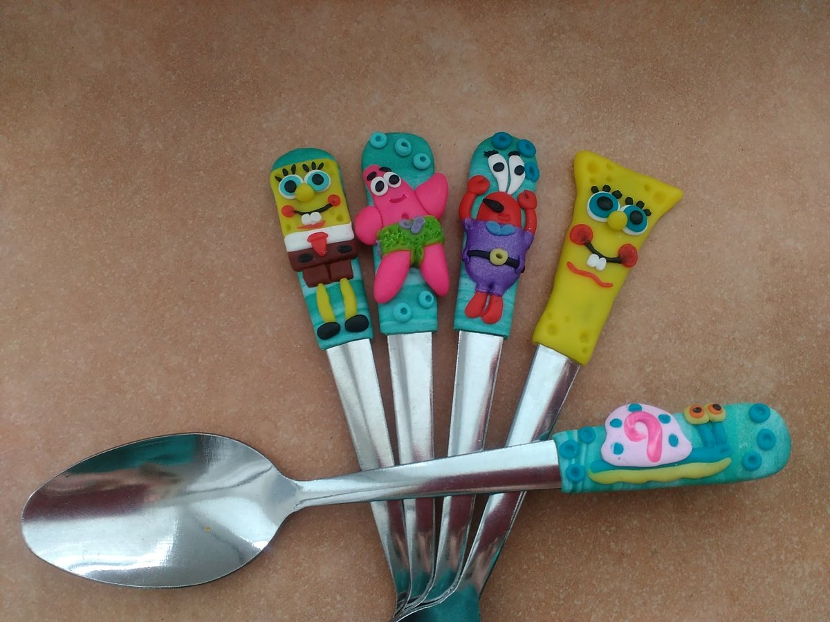 Čajová lžička - spongebob a kamarádi