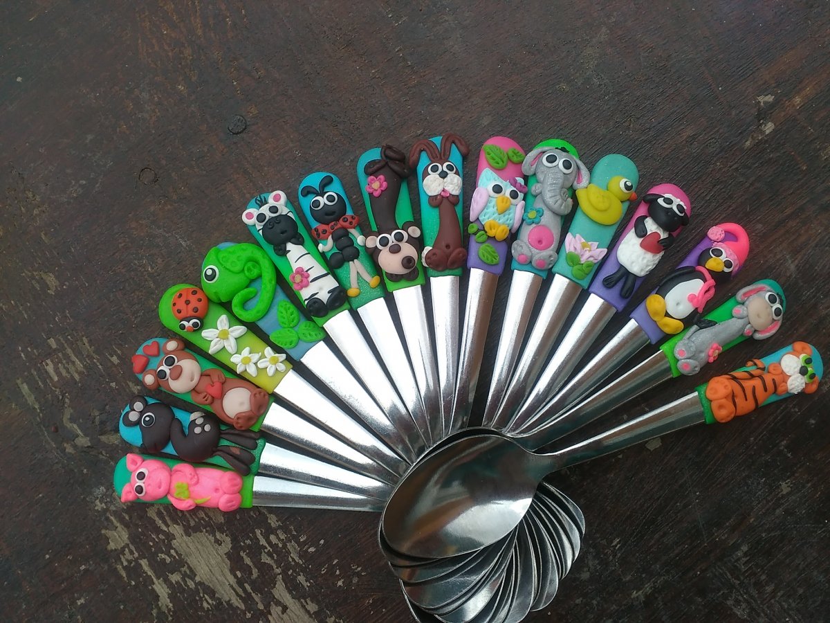 Čajová lžička - zvířátka