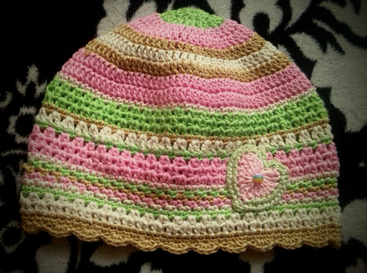 Háčkovaná čepička