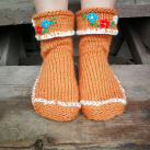 oranžové ponožky
