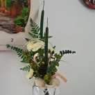 zelená kytice s doutníky