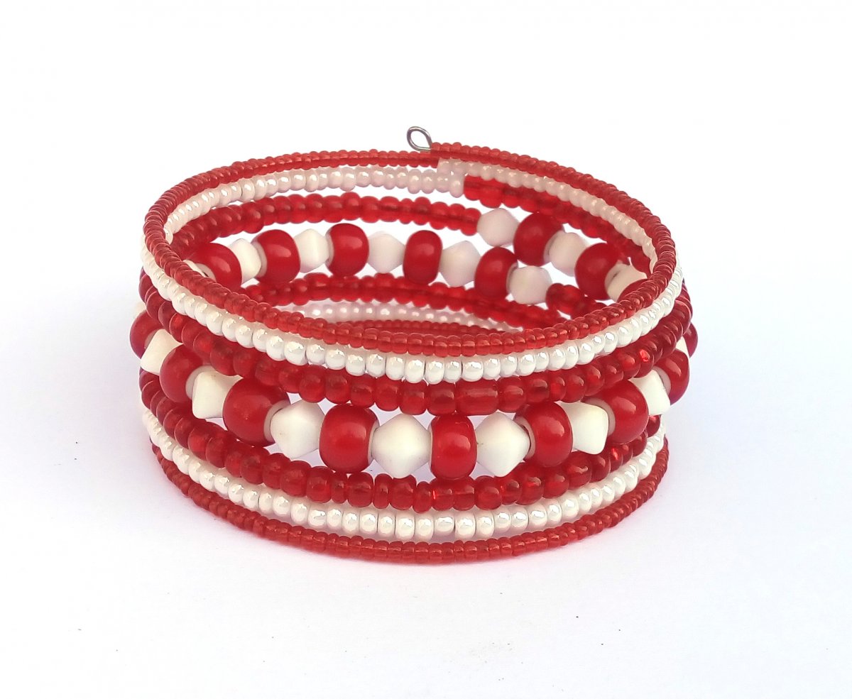 Červenobílá spirála