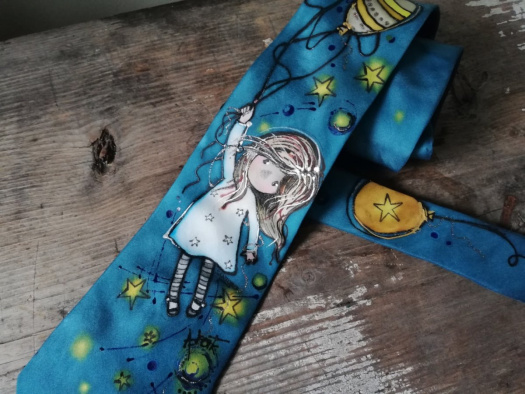 Hedvábná KRAVATA, "malá PRINCezna"