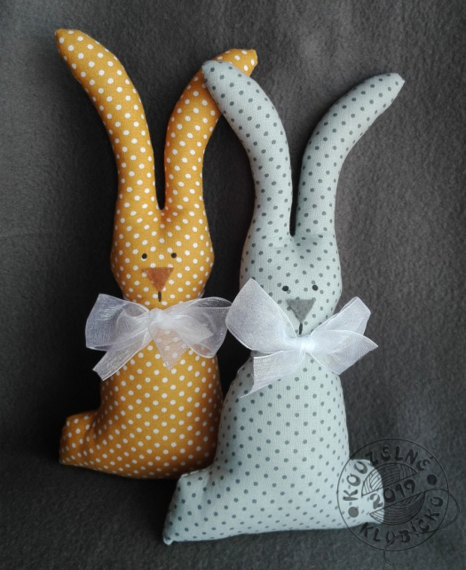 Zajíček větší - 23 cm /2 barvy