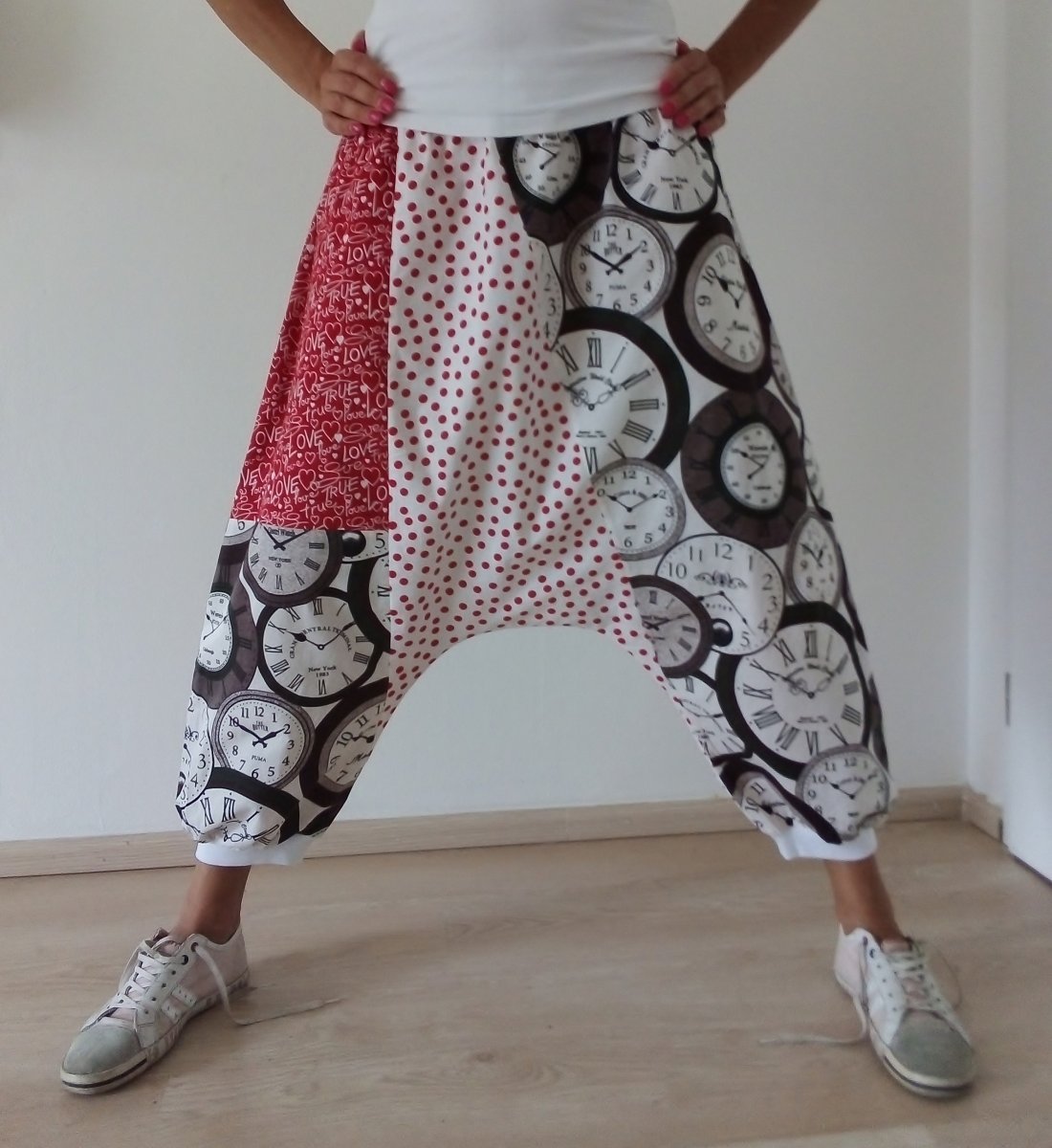 Harémové kalhoty HODINY