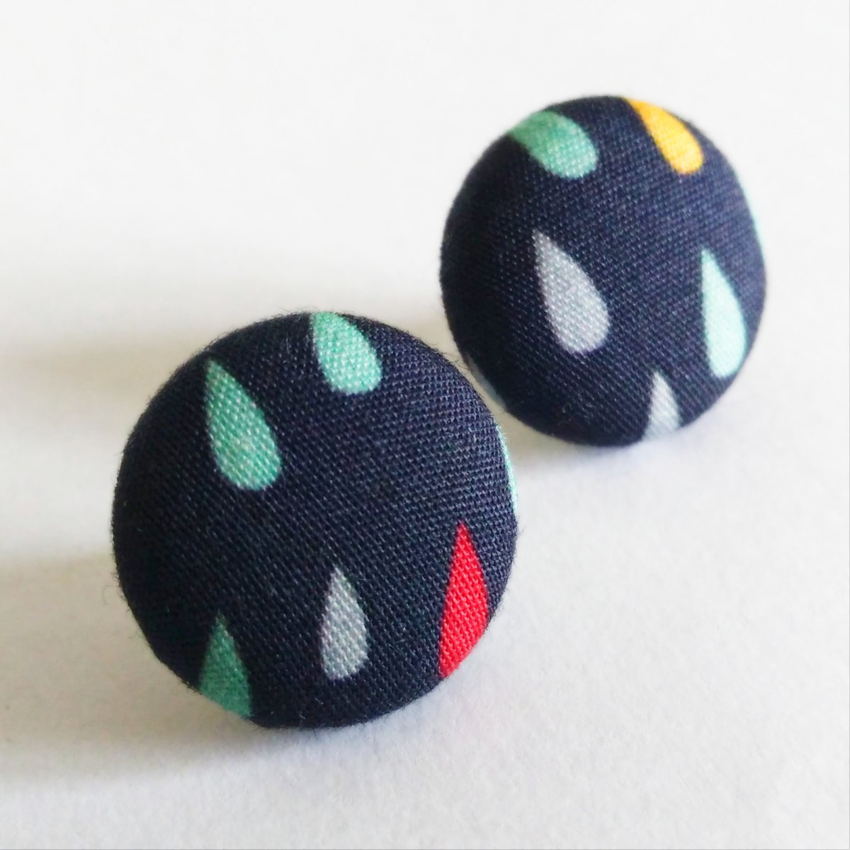 Dešťové – buttonkové náušnice