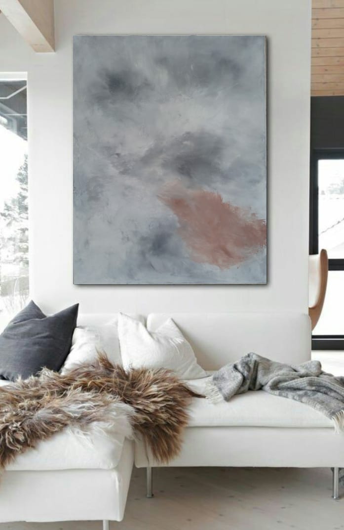 Obraz malovaný, abstrakce 