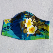Aloha - rouška tvarovaná, dvouvrstvá s kapsou 