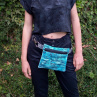 Kožená kabelka do pasu i crossbody - ledvinka