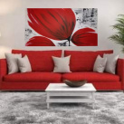 Malovaný obraz, tulipány