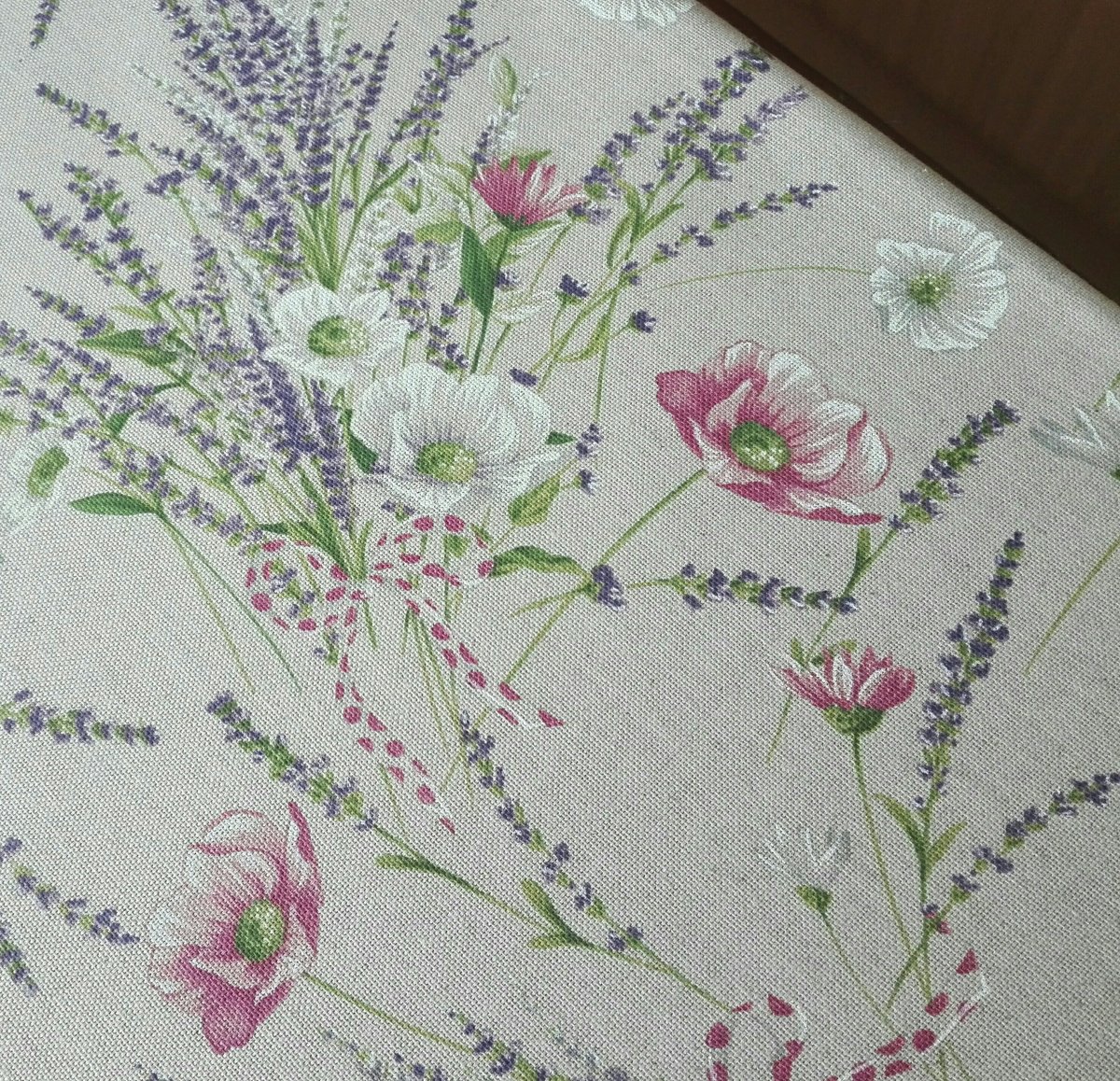 Luční květy s levandulí - 135x160 