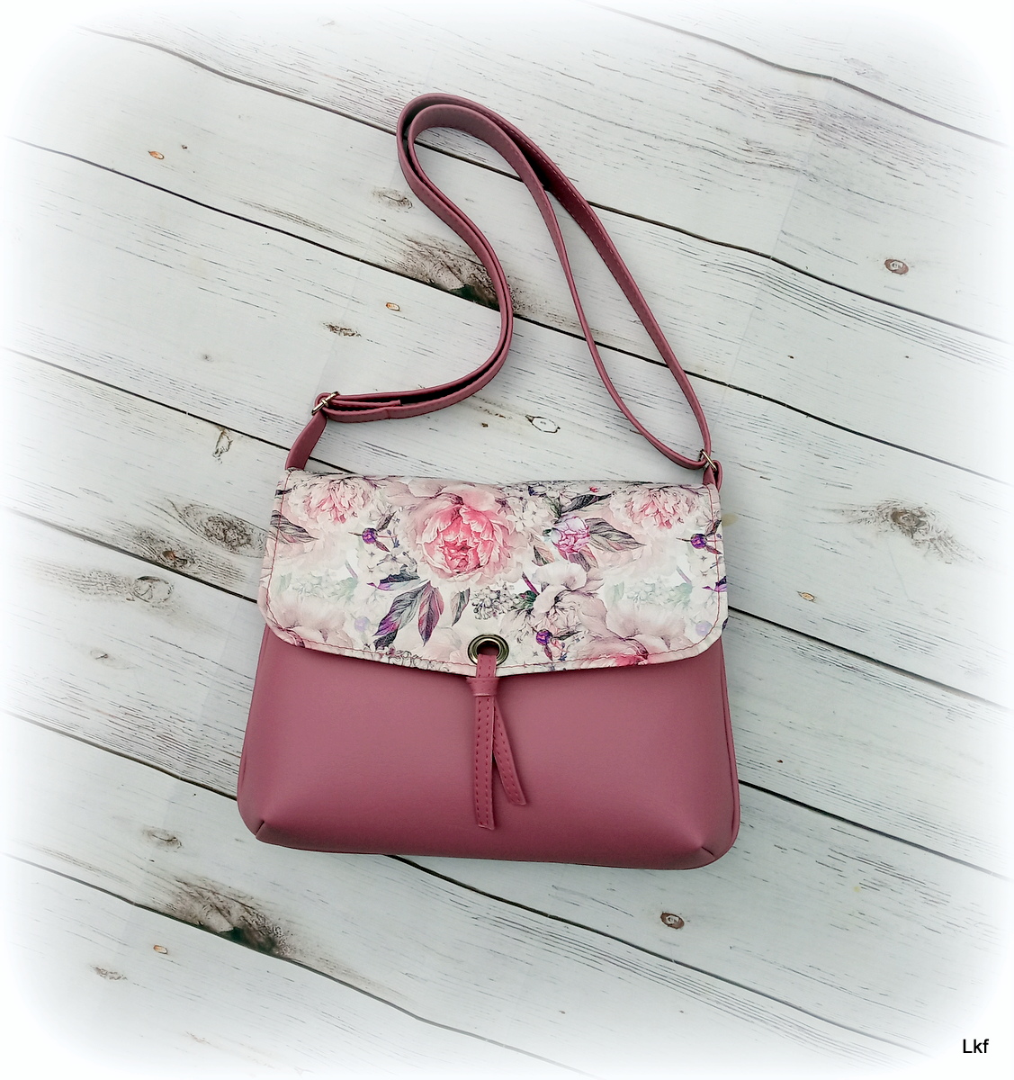 kabelka Meda starorůžová