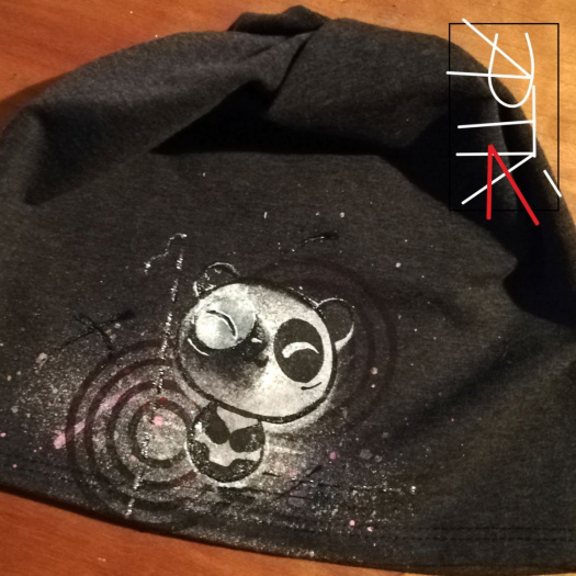 Malovaná "pANDa", menší (dětská)