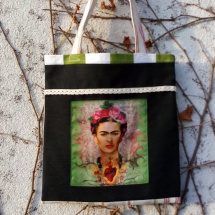Taška Frida Kahlo s krajkou