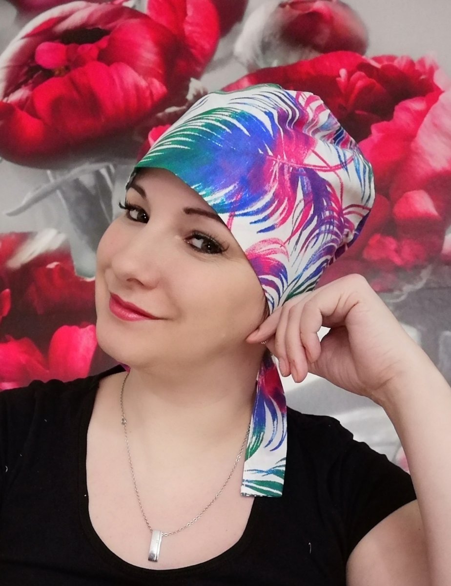 OPERAČNÍ CHIRURGICKÁ ČEPICE  velké peří 