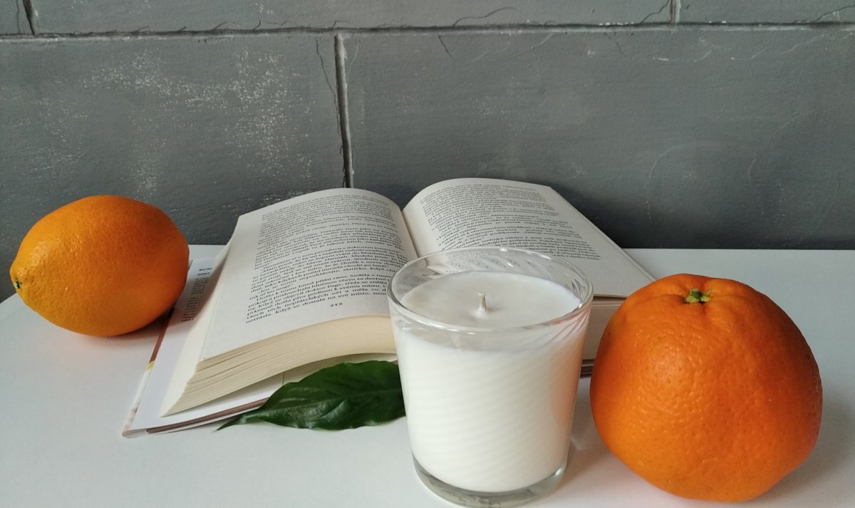 Sójová svíčka 230ml - pomeranč