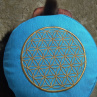 Pohankový meditační polštářek s výšivkou
