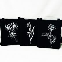 elegantní crossbody-TULIPÁN,LILIE,RŮŽE