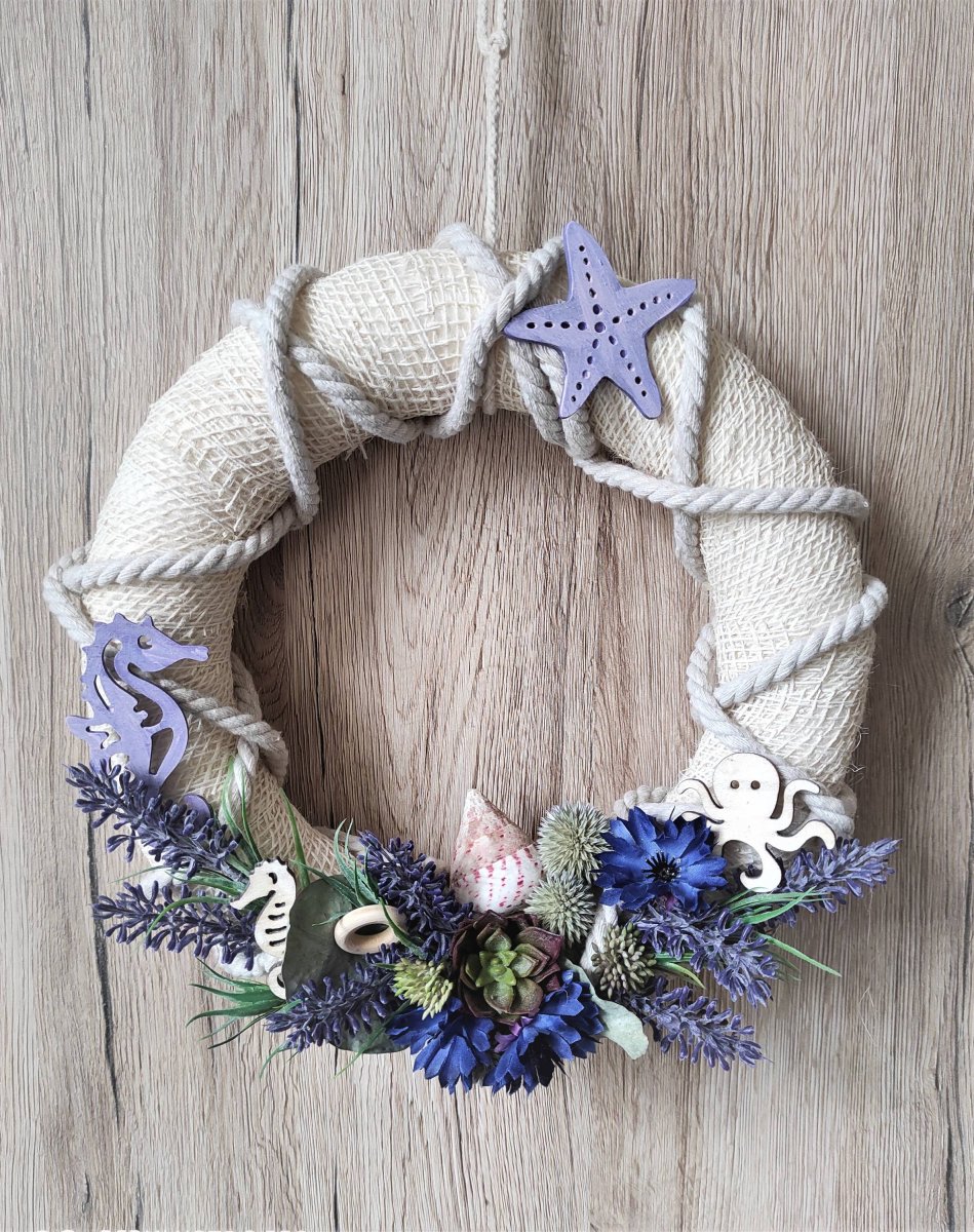 Námořnický věnec s levandulí