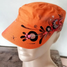 Military čepice, "ornament", oranžová