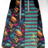 sukně SOFT, temná zahrada, dlouhá, S-XL