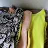 triko svítivě žluté, úplet, S-XL