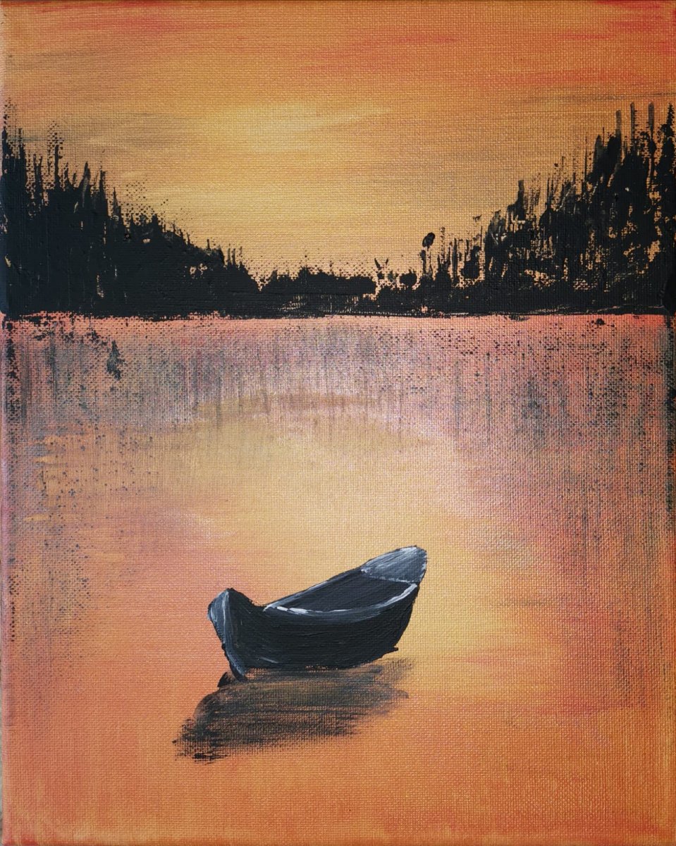 Zlatý energický obrázek, loďička