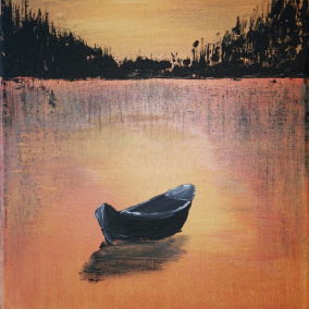 Zlatý energický obrázek, loďička