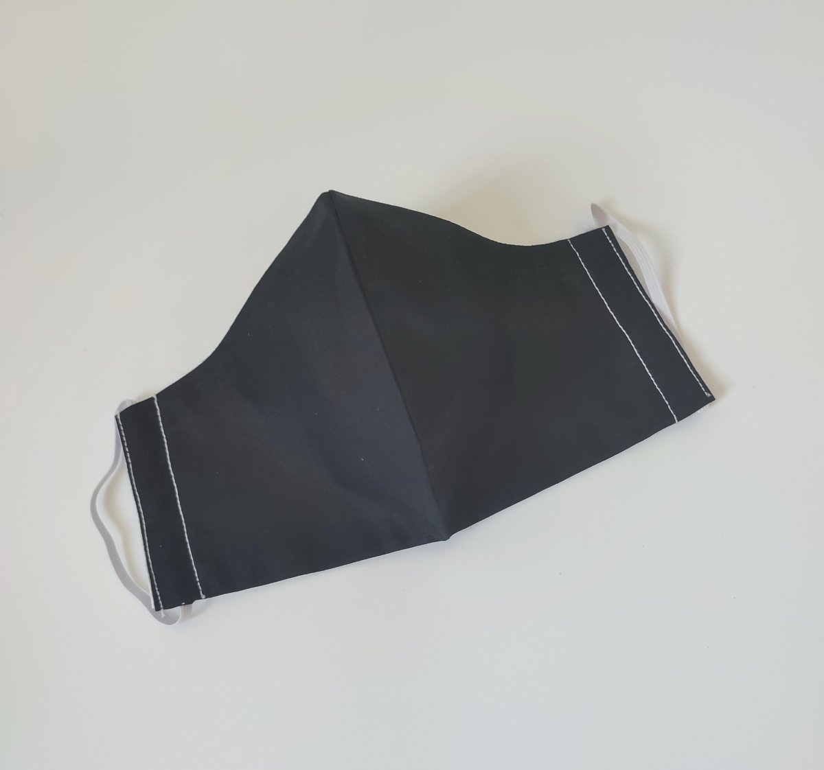 Bavlněná rouška dvouvrstvá černá unisex