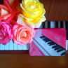 Růžové piano – taštička