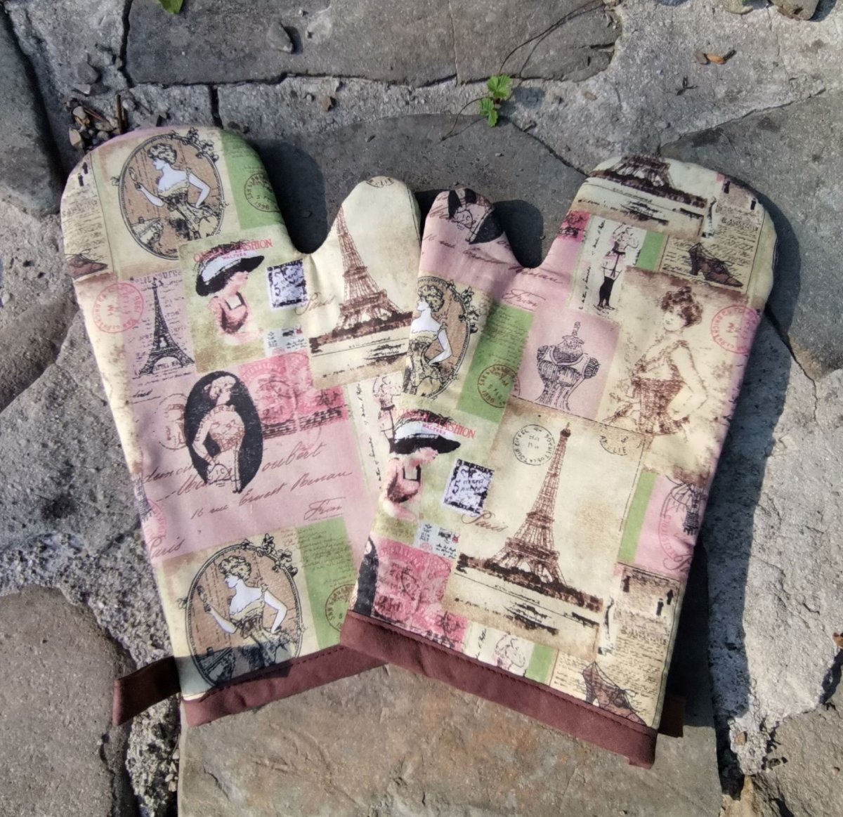 Kuchyňské chňapky vzor Francie