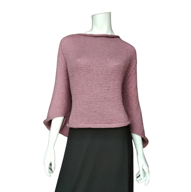 Svetr- barva starofialová, velikost UNI