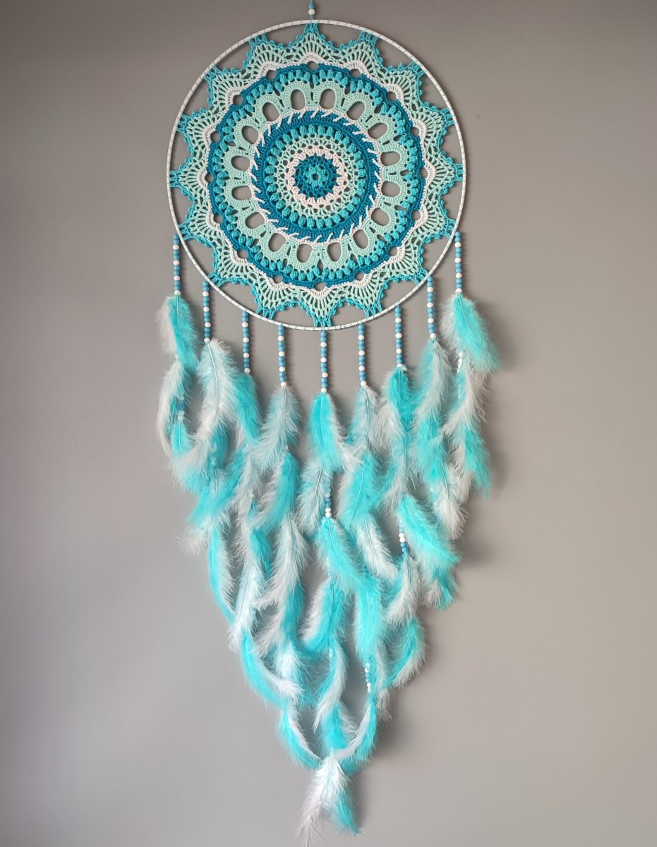 Lapač zlých snů s mandalou 40 x 115 cm